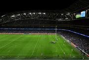 6 April 2024; A general view of action during the Investec Champions Cup Round of 16 match between Leinster and Leicester Tigers at the Aviva Stadium in Dublin. Photo by Seb Daly/Sportsfile