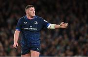 6 April 2024; Tadhg Furlong of Leinster during the Investec Champions Cup Round of 16 match between Leinster and Leicester Tigers at the Aviva Stadium in Dublin. Photo by Seb Daly/Sportsfile
