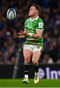 6 April 2024; Jamie Shillcock of Leicester Tigers during the Investec Champions Cup Round of 16 match between Leinster and Leicester Tigers at the Aviva Stadium in Dublin. Photo by Tyler Miller/Sportsfile