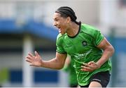 7 April 2024; Isaac Millington of Peamount United celebrates after scoring his side's first goal during the FAI Under 17 Cup final match between Malahide United and Peamount United at Whitehall Stadium in Dublin. Photo by Seb Daly/Sportsfile