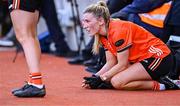 7 April 2024; Kelly Mallon of Armagh looks on from the sideline during the closing stages of the Lidl LGFA National League Division 1 final match between Armagh and Kerry at Croke Park in Dublin. Photo by Piaras Ó Mídheach/Sportsfile