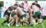 7 April 2024; Jarrad Butler of Connacht in action against Siate Tokolahi of Section Paloise during the Challenge Cup Round of 16 match between Section Paloise and Connacht at Stade du Hameau in Pau, France. Photo by Loic Cousin/Sportsfile