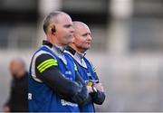 7 April 2024; Kerry joint managers, Darragh Long, right, and Declan Quill during the Lidl LGFA National League Division 1 final match between Armagh and Kerry at Croke Park in Dublin. Photo by Stephen Marken/Sportsfile
