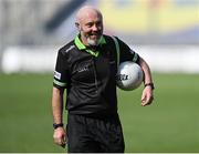 7 April 2024; Referee Shane Curley during the Lidl LGFA National League Division 1 final match between Armagh and Kerry at Croke Park in Dublin. Photo by Stephen Marken/Sportsfile