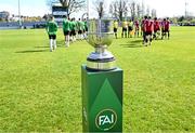 7 April 2024; The FAI Under 17 Cup before the FAI Under 17 Cup final match between Malahide United and Peamount United at Whitehall Stadium in Dublin. Photo by Seb Daly/Sportsfile