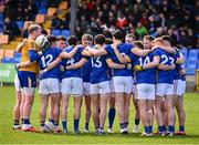 7 April 2024; The Longford players before the Leinster GAA Football Senior Championship Round 1 match between Longford and Meath at Glennon Brothers Pearse Park in Longford. Photo by Ray McManus/Sportsfile