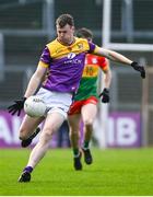 7 April 2024; Niall Hughes of Wexford during the Leinster GAA Football Senior Championship Round 1 match between Wexford and Carlow at Chadwicks Wexford Park in Wexford. Photo by Tyler Miller/Sportsfile