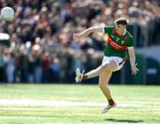 7 April 2024; Rory Brickenden of Mayo during the Connacht GAA Football Senior Championship quarter-final match between New York and Mayo at Gaelic Park in New York, USA. Photo by Sam Barnes/Sportsfile