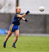 6 April 2024; Sinead Farrell of Roscommon during the Lidl LGFA National League Division 3 final match between Clare and Roscommon at St Brendan’s Park in Birr, Offaly. Photo by Ben McShane/Sportsfile