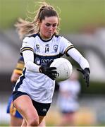 6 April 2024; Fidelma Marrinan of Clare during the Lidl LGFA National League Division 3 final match between Clare and Roscommon at St Brendan’s Park in Birr, Offaly. Photo by Ben McShane/Sportsfile