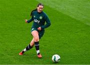 8 April 2024; Tyler Toland during a Republic of Ireland Women's training session at the Aviva Stadium in Dublin. Photo by Tyler Miller/Sportsfile