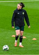 8 April 2024; Lucy Quinn during a Republic of Ireland Women's training session at the Aviva Stadium in Dublin. Photo by Tyler Miller/Sportsfile