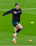 8 April 2024; Lucy Quinn during a Republic of Ireland Women's training session at the Aviva Stadium in Dublin. Photo by Tyler Miller/Sportsfile