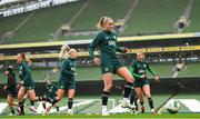 8 April 2024; Erin McLaughlin during a Republic of Ireland Women's training session at the Aviva Stadium in Dublin. Photo by Stephen McCarthy/Sportsfile