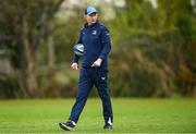 8 April 2024; Head coach Leo Cullen during a Leinster Rugby squad training session at UCD in Dublin. Photo by Harry Murphy/Sportsfile