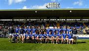 7 April 2024; The Cavan panel ahead of the Ulster GAA Football Senior Championship preliminary round match between Monaghan and Cavan at St Tiernach's Park in Clones, Monaghan. Photo by Daire Brennan/Sportsfile