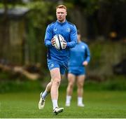 8 April 2024; Ciarán Frawley during a Leinster Rugby squad training session at UCD in Dublin. Photo by Harry Murphy/Sportsfile