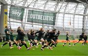 8 April 2024; A general view during a Republic of Ireland Women's training session at the Aviva Stadium in Dublin. Photo by Stephen McCarthy/Sportsfile