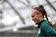 8 April 2024; Caitlin Hayes during a Republic of Ireland Women's training session at the Aviva Stadium in Dublin. Photo by Stephen McCarthy/Sportsfile