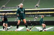 8 April 2024; Lily Agg during a Republic of Ireland Women's training session at the Aviva Stadium in Dublin. Photo by Stephen McCarthy/Sportsfile