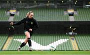 8 April 2024; Megan Connolly during a Republic of Ireland Women's training session at the Aviva Stadium in Dublin. Photo by Stephen McCarthy/Sportsfile