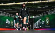 8 April 2024; Heather Payne during a Republic of Ireland Women's training session at the Aviva Stadium in Dublin. Photo by Stephen McCarthy/Sportsfile
