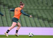 8 April 2024; Emily Murphy during a Republic of Ireland Women's training session at the Aviva Stadium in Dublin. Photo by Stephen McCarthy/Sportsfile