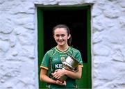 9 April 2024; Leinster LGFA Minor A finalist Kerrie Cole of Meath at the Leinster LGFA Minor Captains’ evening at Dún na Sí Park in Moate, Westmeath, ahead of the upcoming 2024 Leinster LGFA Minor Championship Finals. Photo by Piaras Ó Mídheach/Sportsfile