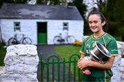 9 April 2024; Leinster LGFA Minor A finalist Kerrie Cole of Meath at the Leinster LGFA Minor Captains’ evening at Dún na Sí Park in Moate, Westmeath, ahead of the upcoming 2024 Leinster LGFA Minor Championship Finals. Photo by Piaras Ó Mídheach/Sportsfile