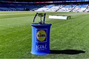 7 April 2024; The cup before the Lidl LGFA National League Division 2 final match between Kildare and Tyrone at Croke Park in Dublin. Photo by Piaras Ó Mídheach/Sportsfile