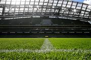 9 April 2024; A general view of the Aviva Stadium before the UEFA Women's European Championship qualifying group A match between Republic of Ireland and England at Aviva Stadium in Dublin. Photo by Stephen McCarthy/Sportsfile