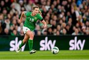 9 April 2024; Kyra Carusa of Republic of Ireland during the UEFA Women's European Championship qualifying group A match between Republic of Ireland and England at Aviva Stadium in Dublin. Photo by Stephen McCarthy/Sportsfile