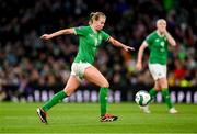 9 April 2024; Ruesha Littlejohn of Republic of Ireland during the UEFA Women's European Championship qualifying group A match between Republic of Ireland and England at Aviva Stadium in Dublin. Photo by Stephen McCarthy/Sportsfile