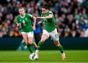 9 April 2024; Lucy Quinn of Republic of Ireland during the UEFA Women's European Championship qualifying group A match between Republic of Ireland and England at Aviva Stadium in Dublin. Photo by Stephen McCarthy/Sportsfile