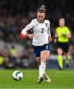 9 April 2024; Lucy Bronze of England during the UEFA Women's European Championship qualifying group A match between Republic of Ireland and England at Aviva Stadium in Dublin. Photo by Ben McShane/Sportsfile