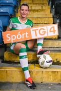 11 April 2024; Shauna Fox of Shamrock Rovers during the TG4 launch of Live Games for 2024 SSE Airtricity Women's Premier Division at Athlone Town Stadium in Westmeath. Photo by Ben McShane/Sportsfile