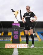 11 April 2024; Jesi Rossman of Athlone Town during the TG4 launch of Live Games for 2024 SSE Airtricity Women's Premier Division at Athlone Town Stadium in Westmeath. Photo by Ben McShane/Sportsfile