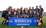 11 April 2024; The Loreto Wexford team celebrate with the cup after the Bank of Ireland Girls Senior Schools Cup Final Replay match between Loreto Wexford and Loreto Mullingar at Energia Park in Dublin. Photo by Tyler Miller/Sportsfile