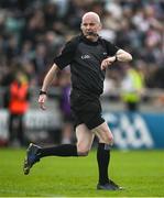 6 April 2024; Referee Liam Devenney during the Connacht GAA Football Senior Championship quarter-final match between London and Galway at McGovern Park in Ruislip, England. Photo by Brendan Moran/Sportsfile