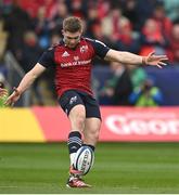 7 April 2024; Jack Crowley of Munster during the Investec Champions Cup Round of 16 match between Northampton Saints and Munster at cinch Stadium at Franklin’s Gardens in Northampton, England. Photo by Brendan Moran/Sportsfile