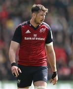 7 April 2024; Tom Ahern of Munster during the Investec Champions Cup Round of 16 match between Northampton Saints and Munster at cinch Stadium at Franklin’s Gardens in Northampton, England. Photo by Brendan Moran/Sportsfile