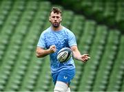 12 April 2024; Caelan Doris during a Leinster Rugby captain's run at the Aviva Stadium in Dublin. Photo by Harry Murphy/Sportsfile