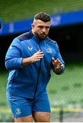 12 April 2024; Michael Milne during a Leinster Rugby captain's run at the Aviva Stadium in Dublin. Photo by Harry Murphy/Sportsfile