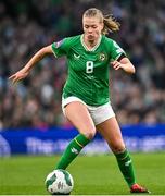 9 April 2024; Ruesha Littlejohn of Republic of Ireland during the UEFA Women's European Championship qualifying group A match between Republic of Ireland and England at Aviva Stadium in Dublin. Photo by Ramsey Cardy/Sportsfile