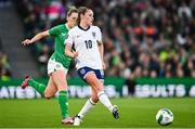 9 April 2024; Ella Toone of England during the UEFA Women's European Championship qualifying group A match between Republic of Ireland and England at Aviva Stadium in Dublin. Photo by Ramsey Cardy/Sportsfile