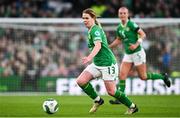9 April 2024; Aoife Mannion of Republic of Ireland during the UEFA Women's European Championship qualifying group A match between Republic of Ireland and England at Aviva Stadium in Dublin. Photo by Ramsey Cardy/Sportsfile