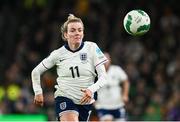 9 April 2024; Lauren Hemp of England during the UEFA Women's European Championship qualifying group A match between Republic of Ireland and England at Aviva Stadium in Dublin. Photo by Ramsey Cardy/Sportsfile