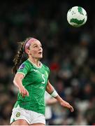 9 April 2024; Caitlin Hayes of Republic of Ireland during the UEFA Women's European Championship qualifying group A match between Republic of Ireland and England at Aviva Stadium in Dublin. Photo by Ramsey Cardy/Sportsfile