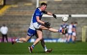 7 April 2024; Cian Madden of Cavan during the Ulster GAA Football Senior Championship preliminary round match between Monaghan and Cavan at St Tiernach's Park in Clones, Monaghan. Photo by Ramsey Cardy/Sportsfile