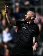 7 April 2024; Referee Brendan Cawley during the Ulster GAA Football Senior Championship preliminary round match between Monaghan and Cavan at St Tiernach's Park in Clones, Monaghan. Photo by Ramsey Cardy/Sportsfile